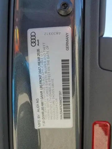 2021 AUDI A4 PREMIUM 45  