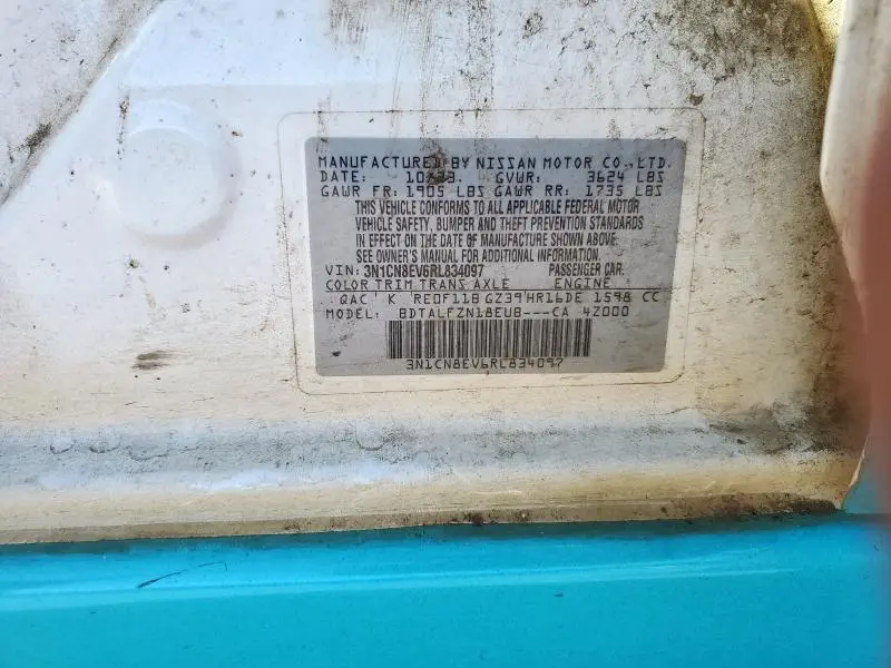 2024 NISSAN VERSA SV  