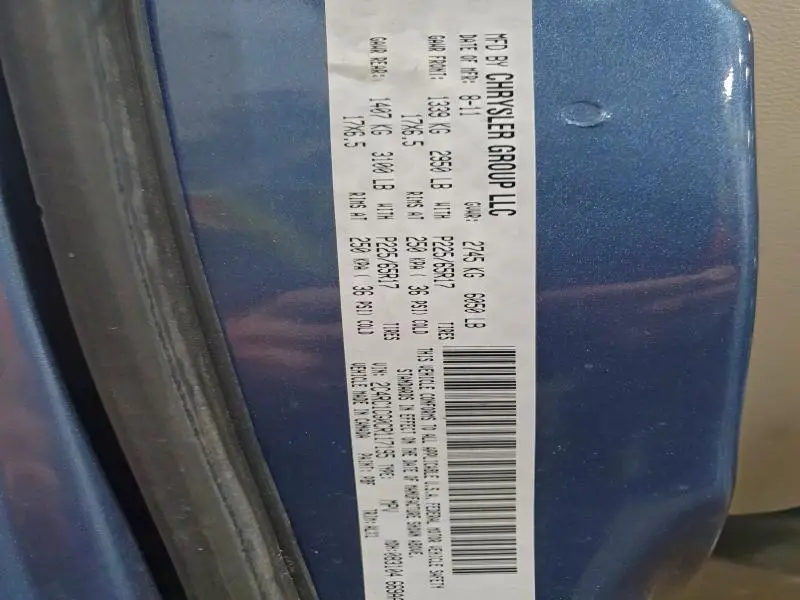 2012 CHRYSLER TOWN & COUNTRY TOURING L  