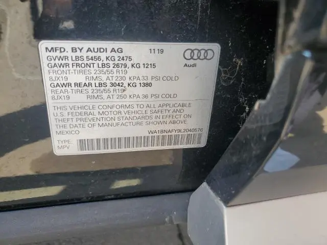 2020 AUDI Q5 PREMIUM PLUS