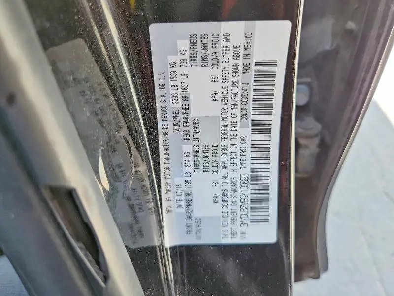 2016 SCION IA BASE  