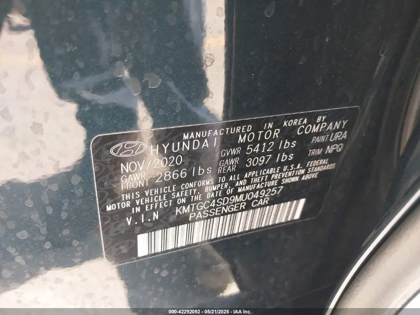 2021 GENESIS G80 3.5T RWD