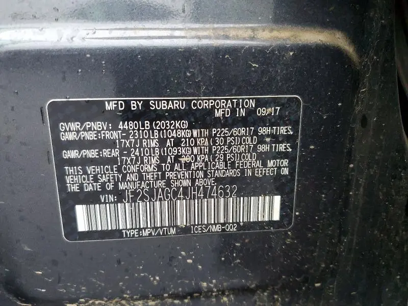 2018 SUBARU FORESTER 2.5I PREMIUM  