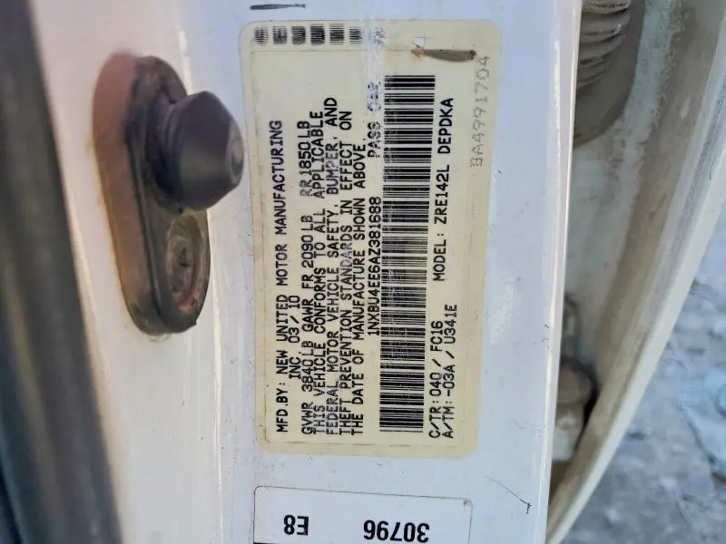 2010 TOYOTA COROLLA LE  