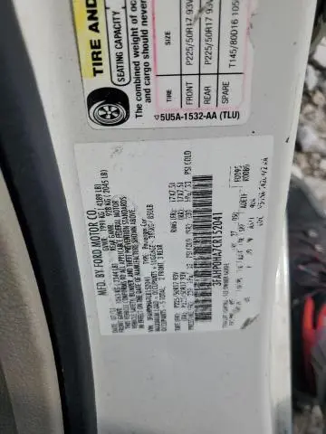 2012 FORD FUSION SE  