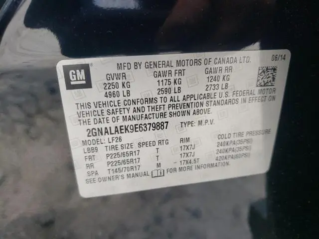 2014 CHEVROLET EQUINOX LS  