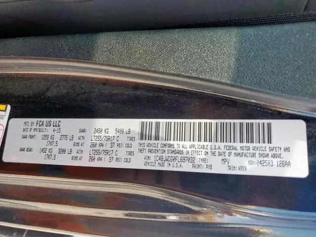 2015 JEEP WRANGLER UNLIMITED SPORT  