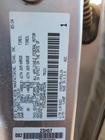 2024 TOYOTA TUNDRA CREWMAX LIMITED  