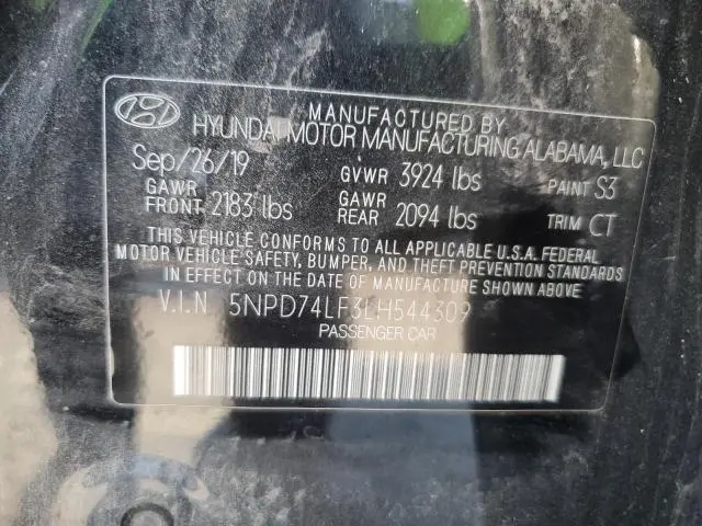 2020 HYUNDAI ELANTRA SE