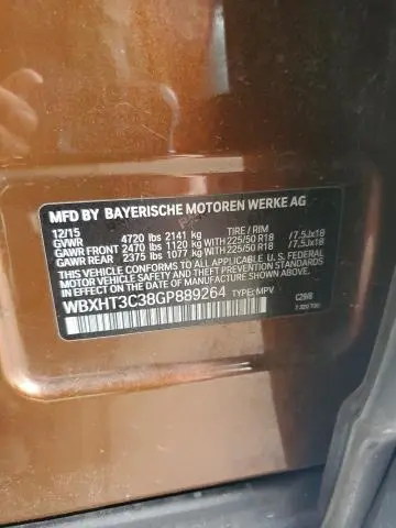 2016 BMW X1 XDRIVE28I  