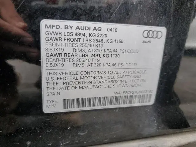 2016 AUDI Q3 PREMIUM PLUS  