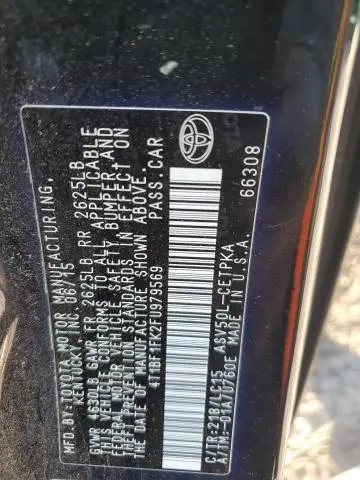 2015 TOYOTA CAMRY LE  