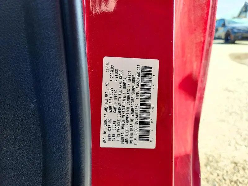 2014 HONDA ACCORD EX  