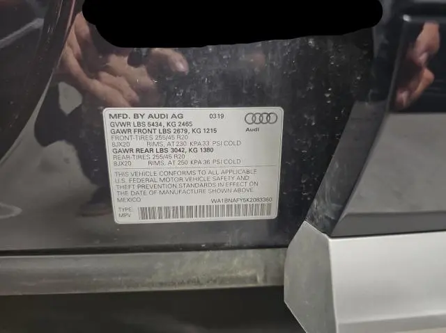 2019 AUDI Q5 PREMIUM PLUS  