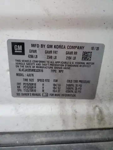 2021 BUICK ENCORE PREFERRED  