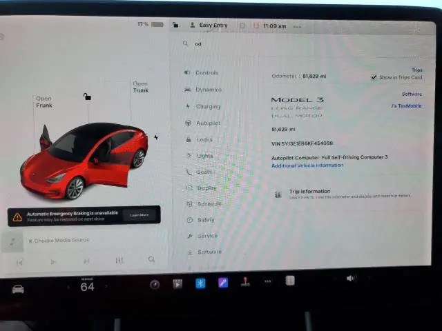 2019 TESLA MODEL 3   