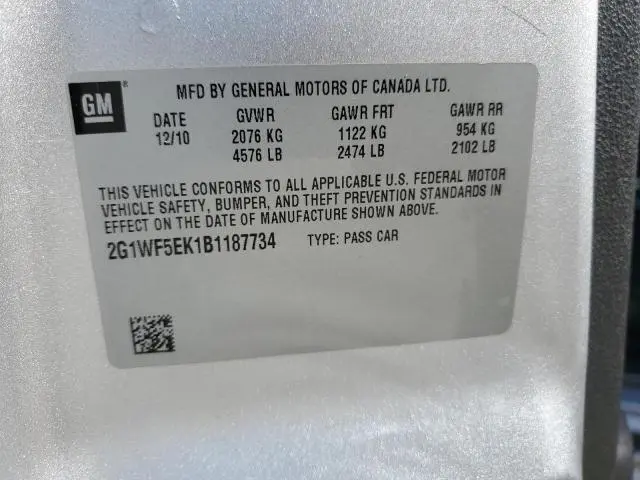 2011 CHEVROLET IMPALA LS  