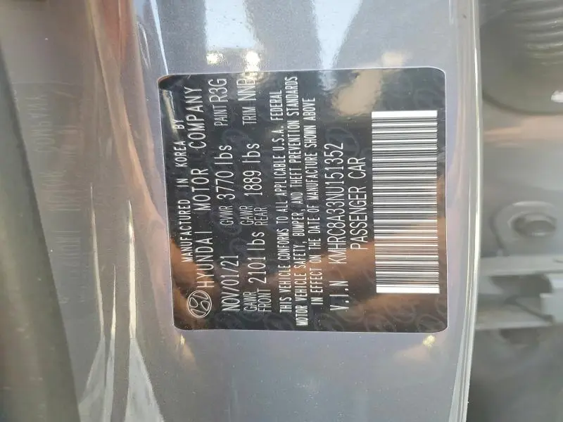 2022 HYUNDAI VENUE SEL  