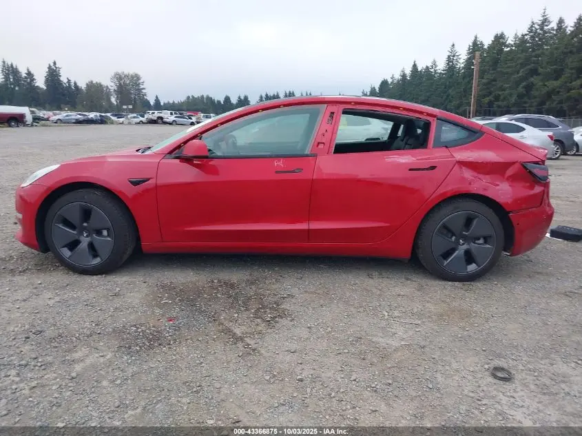 2021 TESLA MODEL 3 STANDARD RANGE PLUS REAR-WHEEL DRIVE