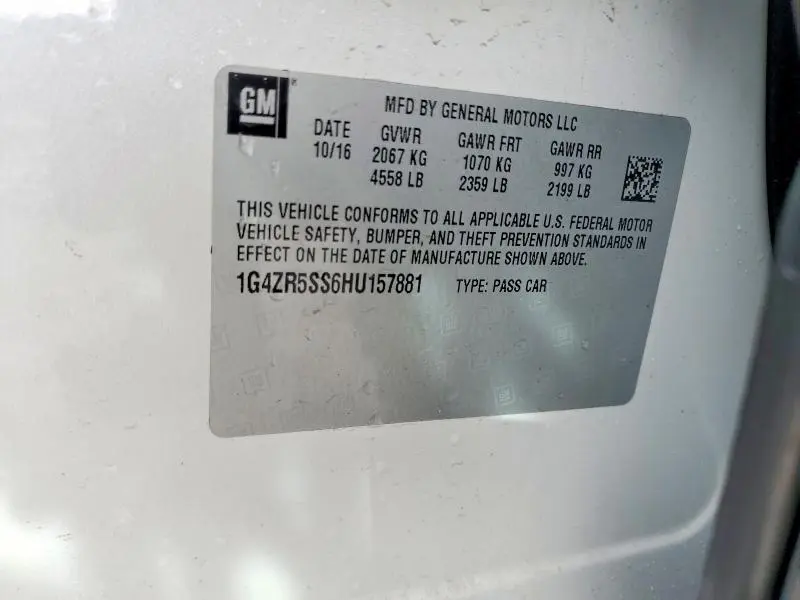 2017 BUICK LACROSSE PREMIUM  