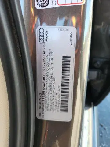 2012 AUDI A6 PRESTIGE  