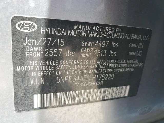 2015 HYUNDAI SONATA SPORT  