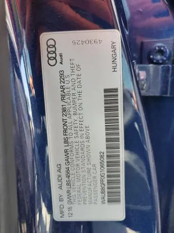 2016 AUDI A3 PREMIUM  