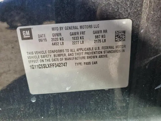2015 CHEVROLET MALIBU 1LT  