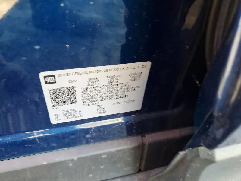 2022 CHEVROLET EQUINOX LS  