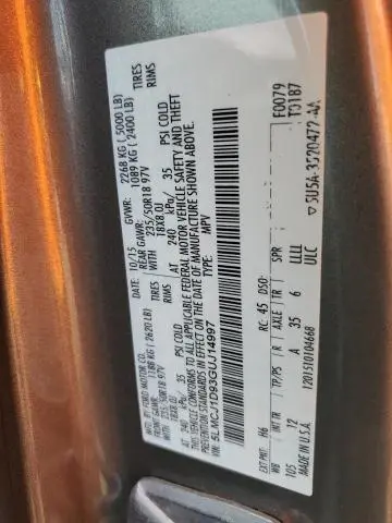 2016 LINCOLN MKC PREMIERE  