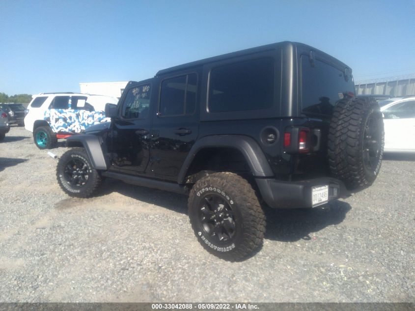 2022 JEEP WRANGLER UNLIMITED WILLYS
