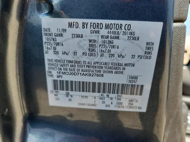 2010 FORD ESCAPE XLT  