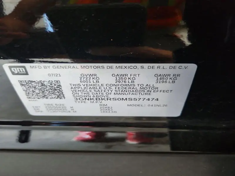 2021 CHEVROLET BLAZER RS  