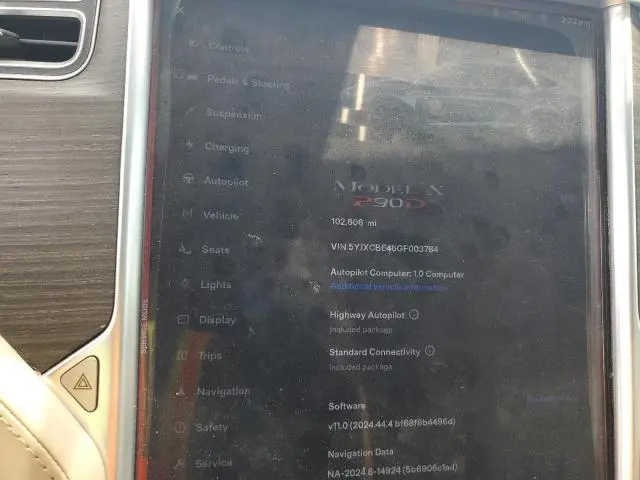 2016 TESLA MODEL X   