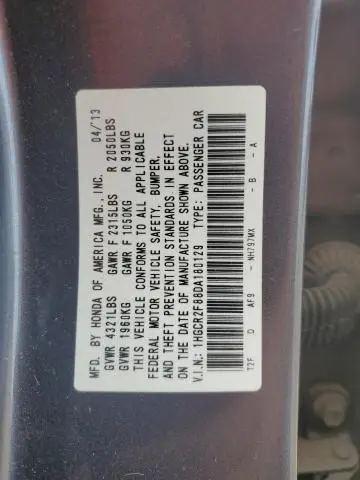 2013 HONDA ACCORD EXL  