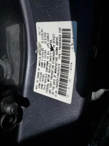 2017 HONDA ACCORD LX  