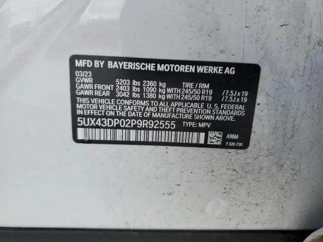 2023 BMW X3 SDRIVE30I  