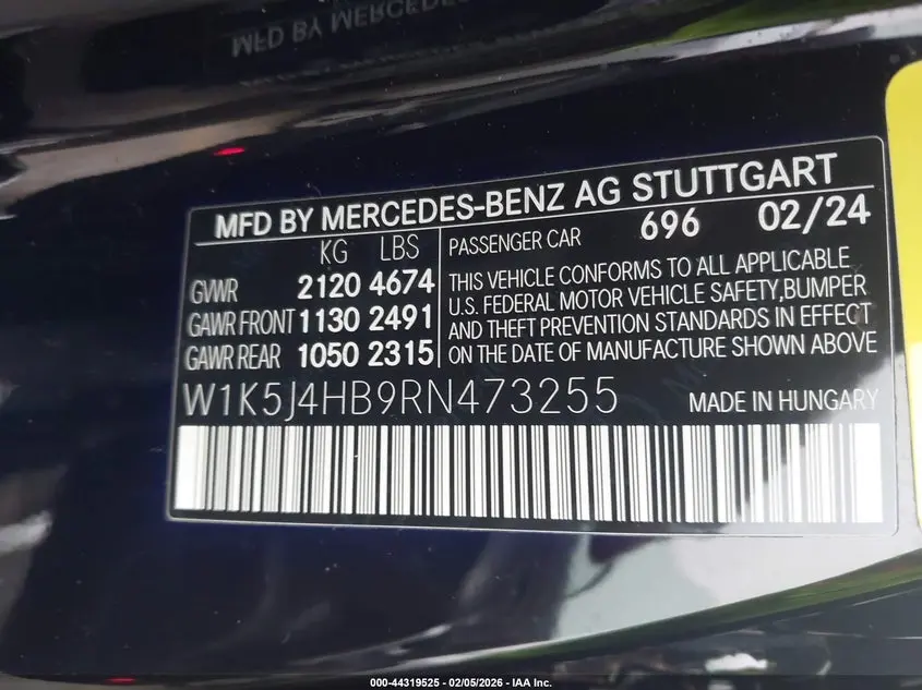 2024 MERCEDES-BENZ CLA 250 COUPE 4MATIC