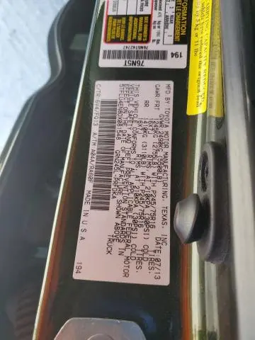 2013 TOYOTA TACOMA DOUBLE CAB  