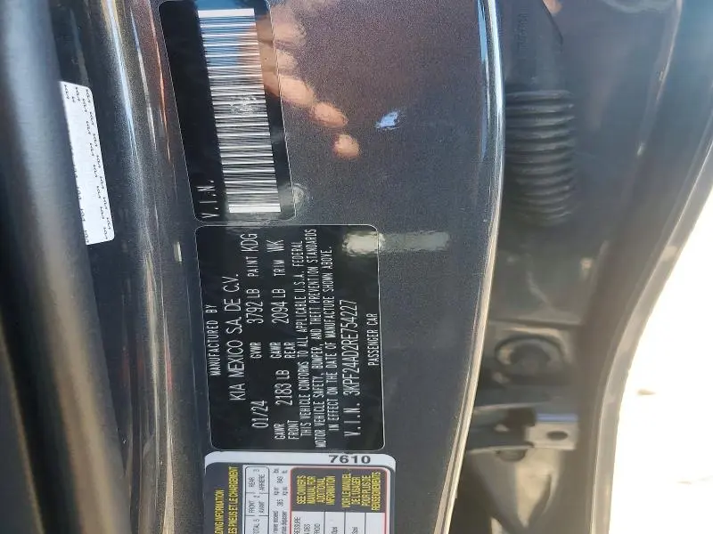 2024 KIA FORTE LX  