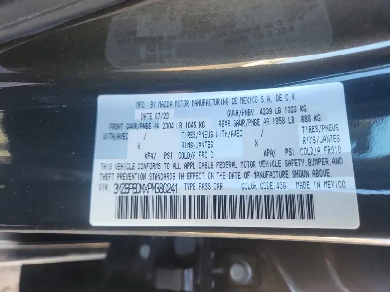 2023 MAZDA 3 PREMIUM  