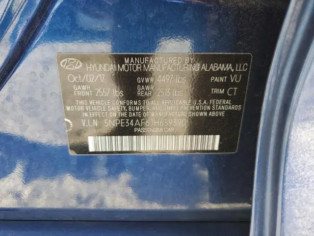 2018 HYUNDAI SONATA SPORT  