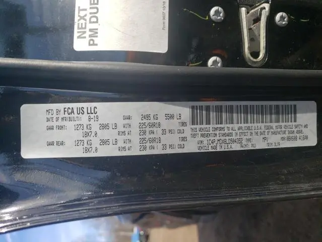 2020 JEEP CHEROKEE LIMITED  