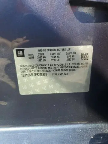 2015 CHEVROLET MALIBU 1LT  