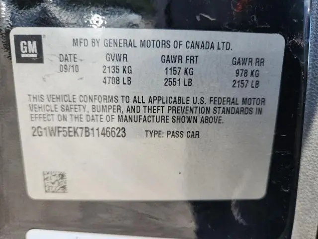 2011 CHEVROLET IMPALA LS  