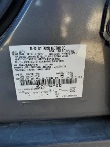 2019 FORD ECOSPORT SES  