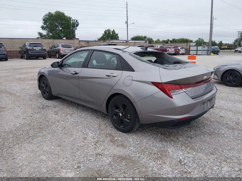 2023 HYUNDAI ELANTRA HYBRID BLUE