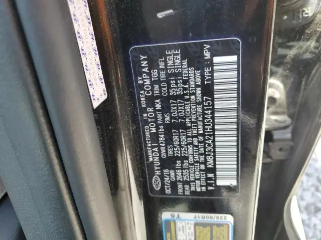 2017 HYUNDAI TUCSON LIMITED  