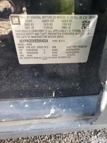 2014 CADILLAC SRX PERFORMANCE COLLECTION  