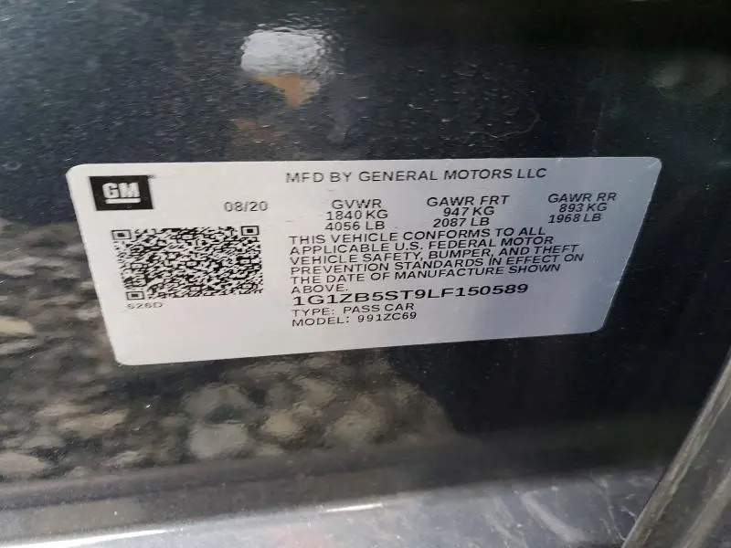 2020 CHEVROLET MALIBU LS  